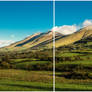 Galty Mountains - Panoramic collage