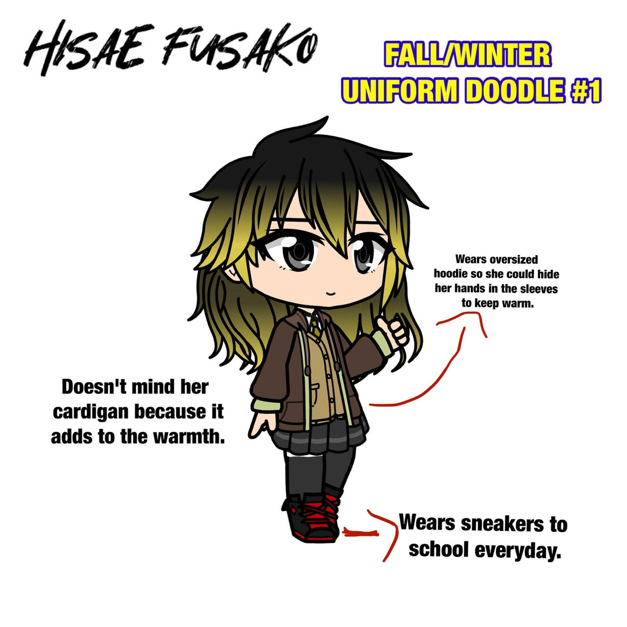 Fall/Winter Uniform Doodle by kr8kenasthmatic on DeviantArt
