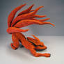 Kyuubi commission 9 nine tails demon fox sculpture