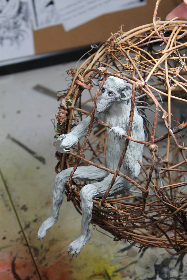 Caged Monster Caged Monster WIP by RavendarkCreations on DeviantArt