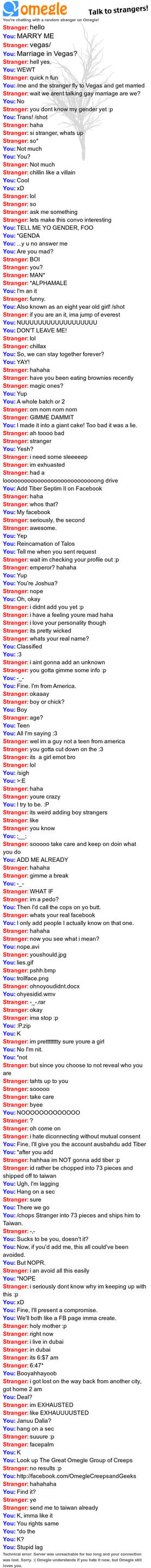 Trollin' Omegle