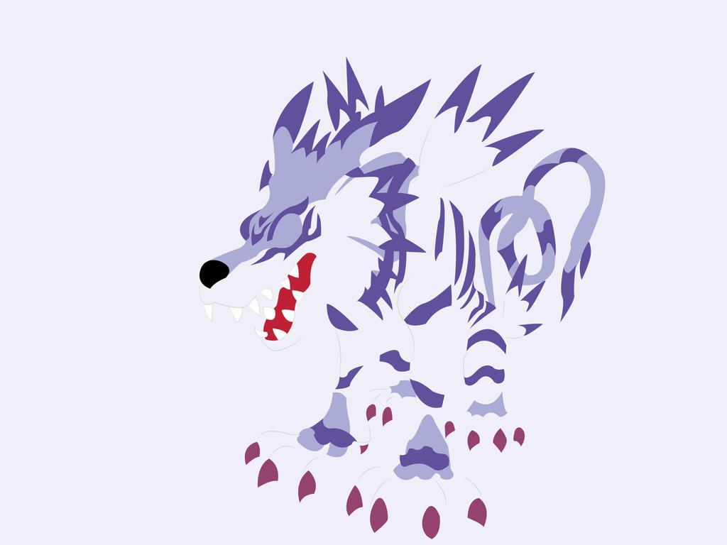 Minimalist Garurumon