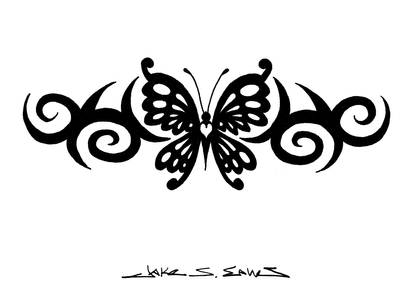 Tribal Butterfly