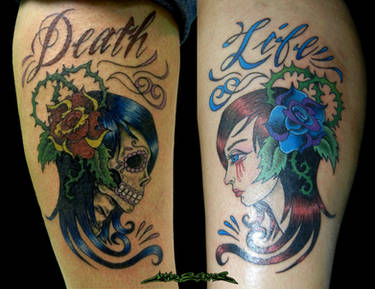 Life Death Tattoo