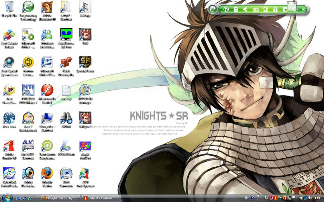 Knight desktop by Coffgirl on DeviantArt