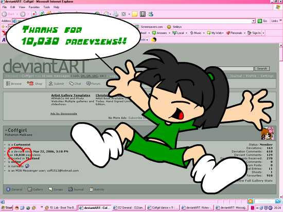 10,030 pageviews by Coffgirl on DeviantArt