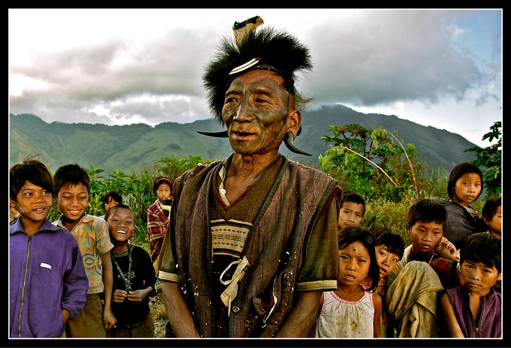 Portrait of a Naga Tribal