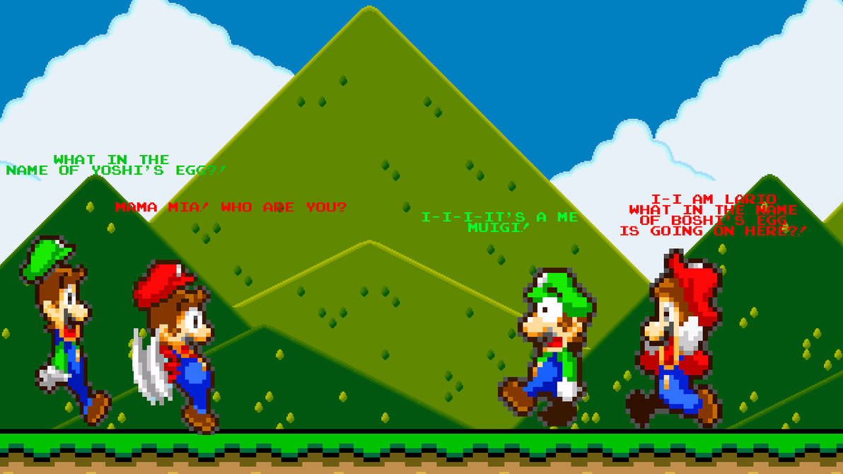 Muigi Muigi Bros? Oh Joy... by Jacobthehero2006 on DeviantArt