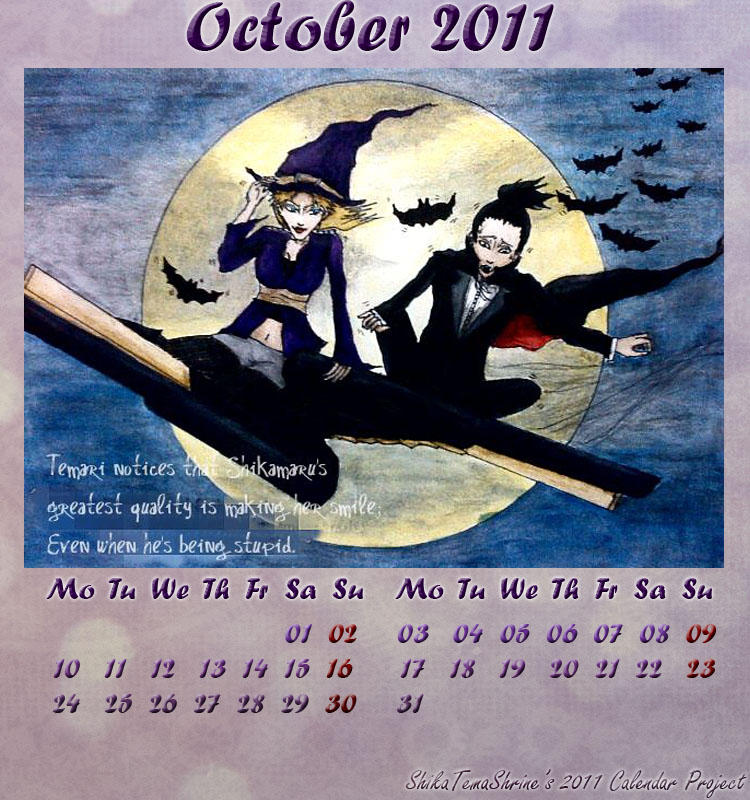 ST Calendar 2011 October by AmiraAmilia on DeviantArt