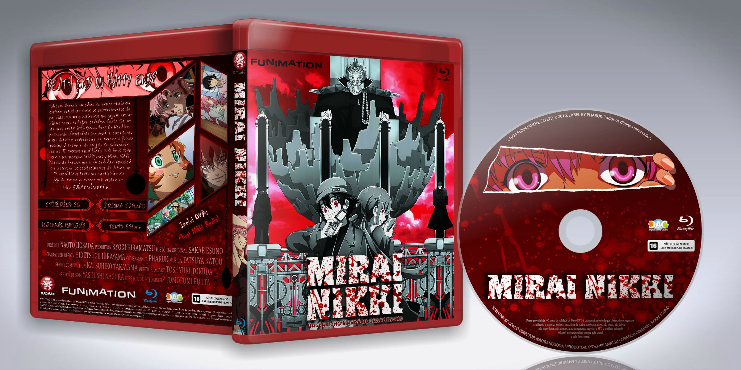 Mirai Nikki Season 1. 2 Disk Set DVD