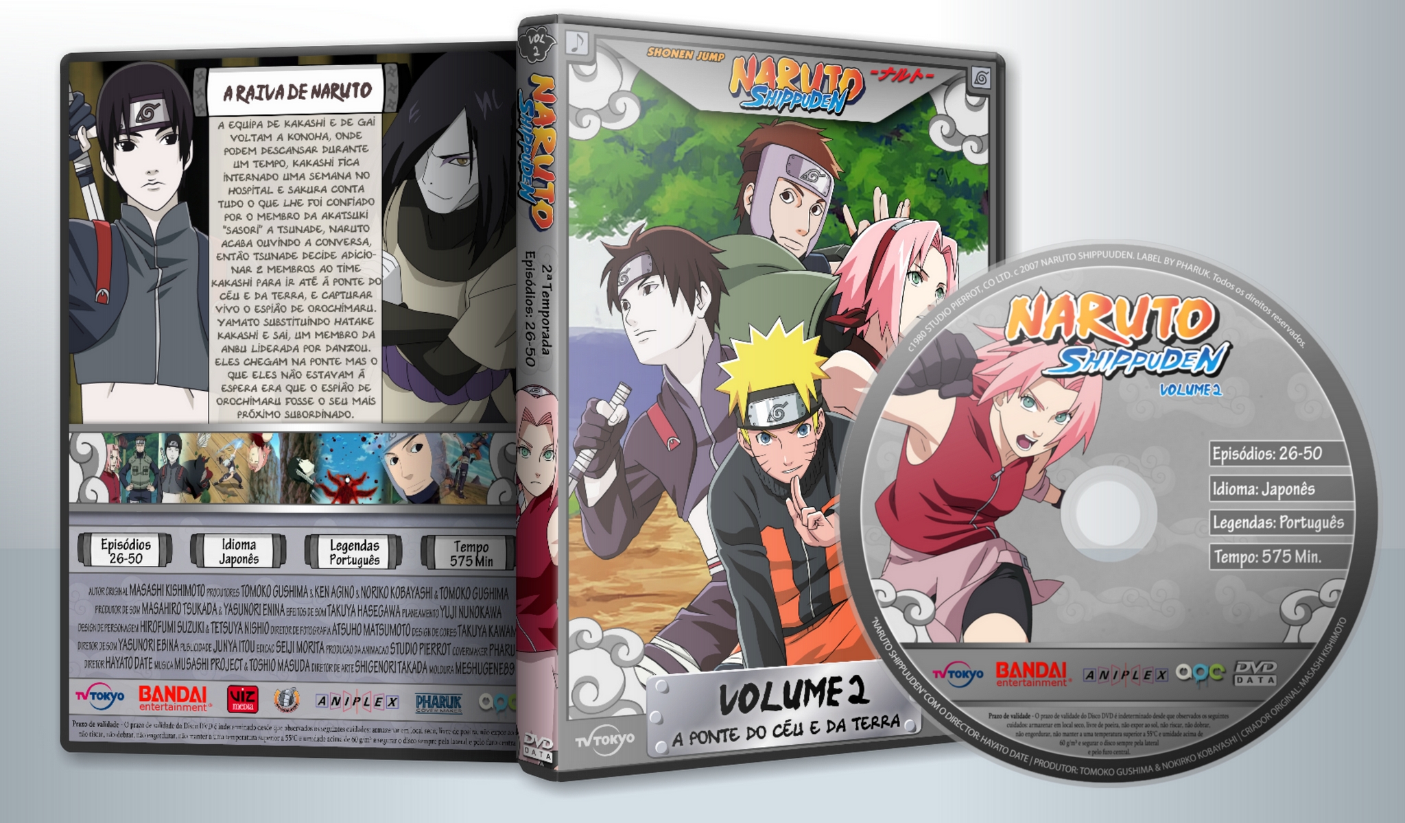 Naruto Shippuden 2 Temporada Completa em 3 dvds