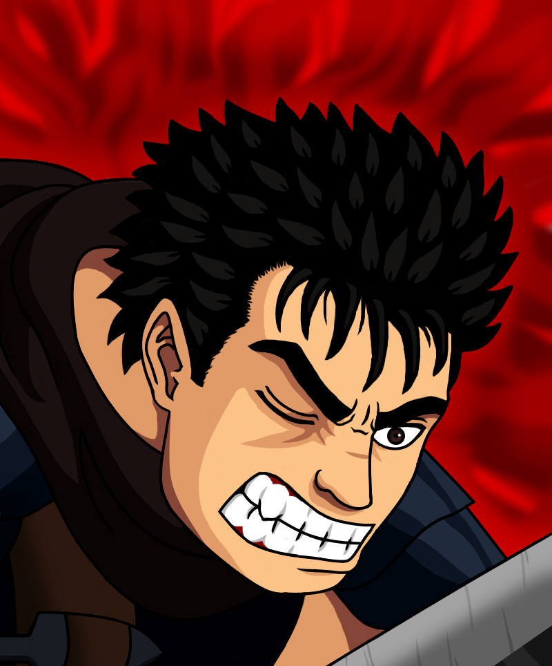 Guts' Rage Green Guts rage by Randonell on DeviantArt