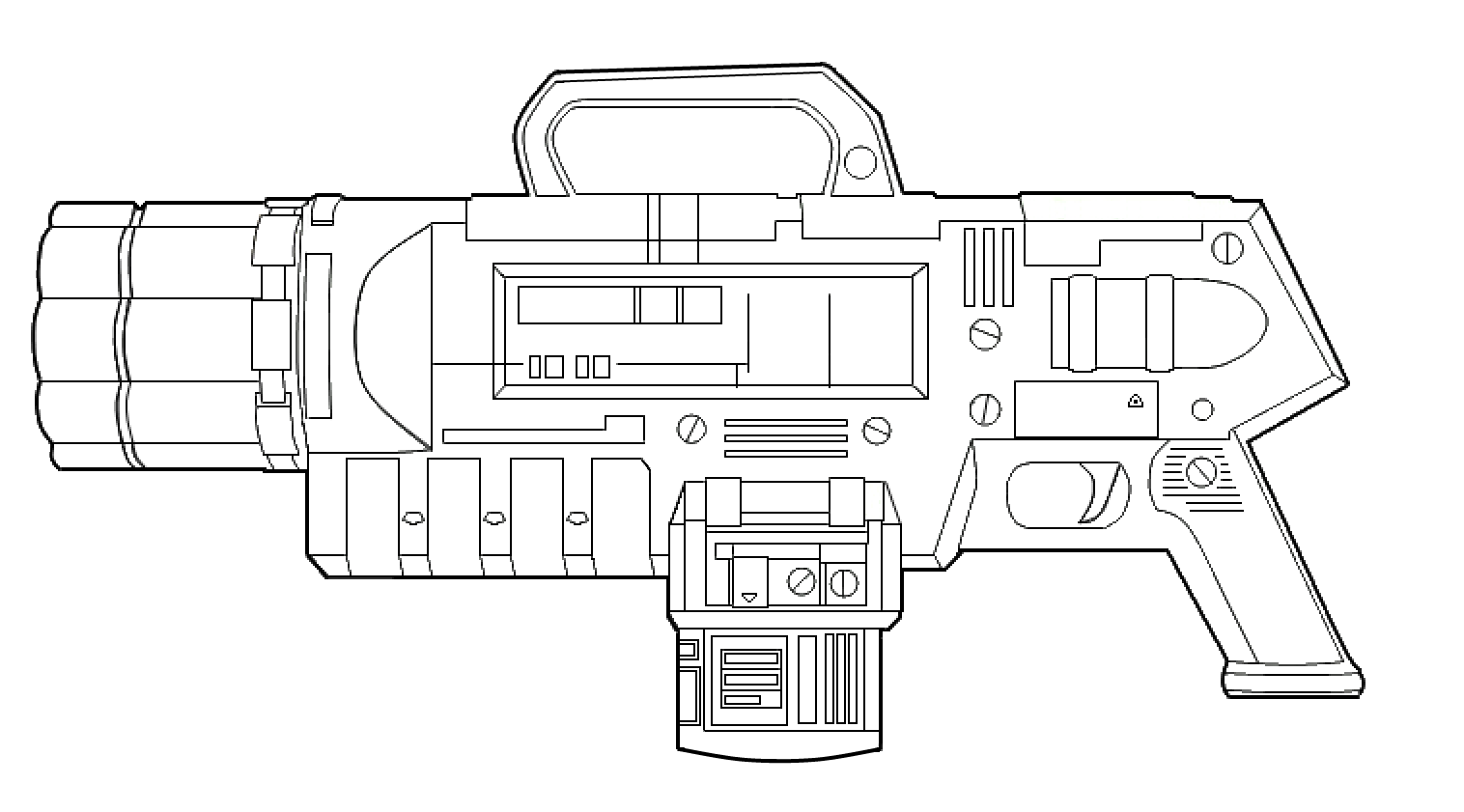 Pulse Rifle 8 Bit Pulse Rifle by andrewbig on DeviantArt