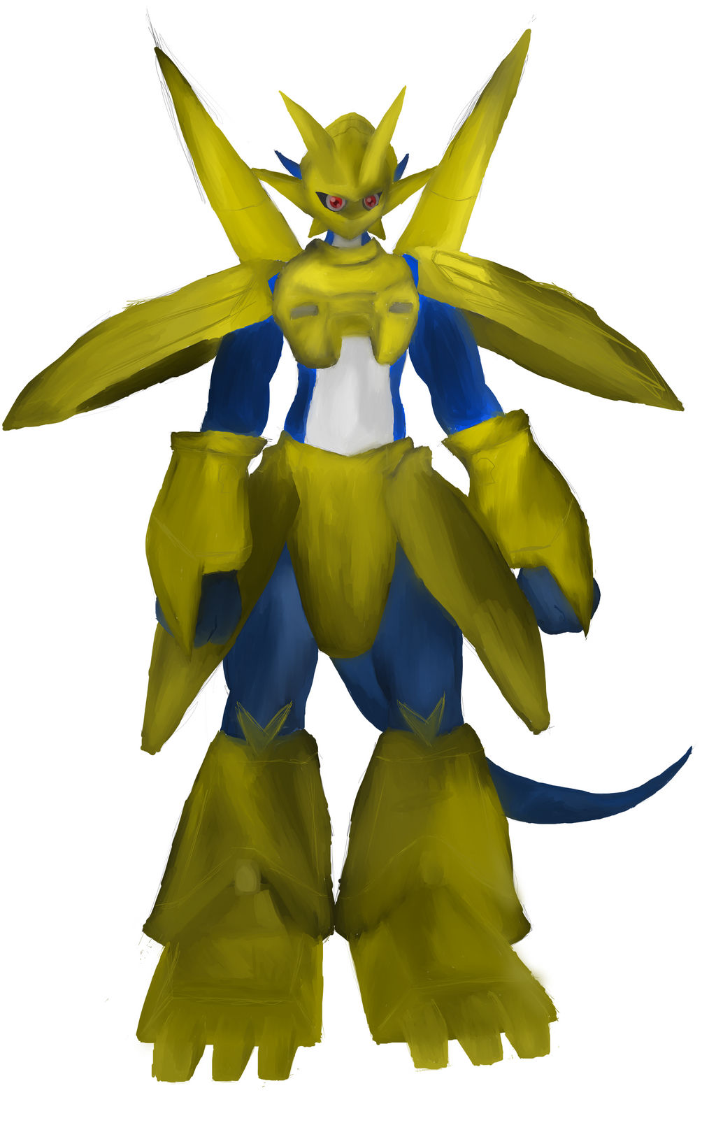 Magnamon (Color) (Full body) 2 by Bloxov on DeviantArt