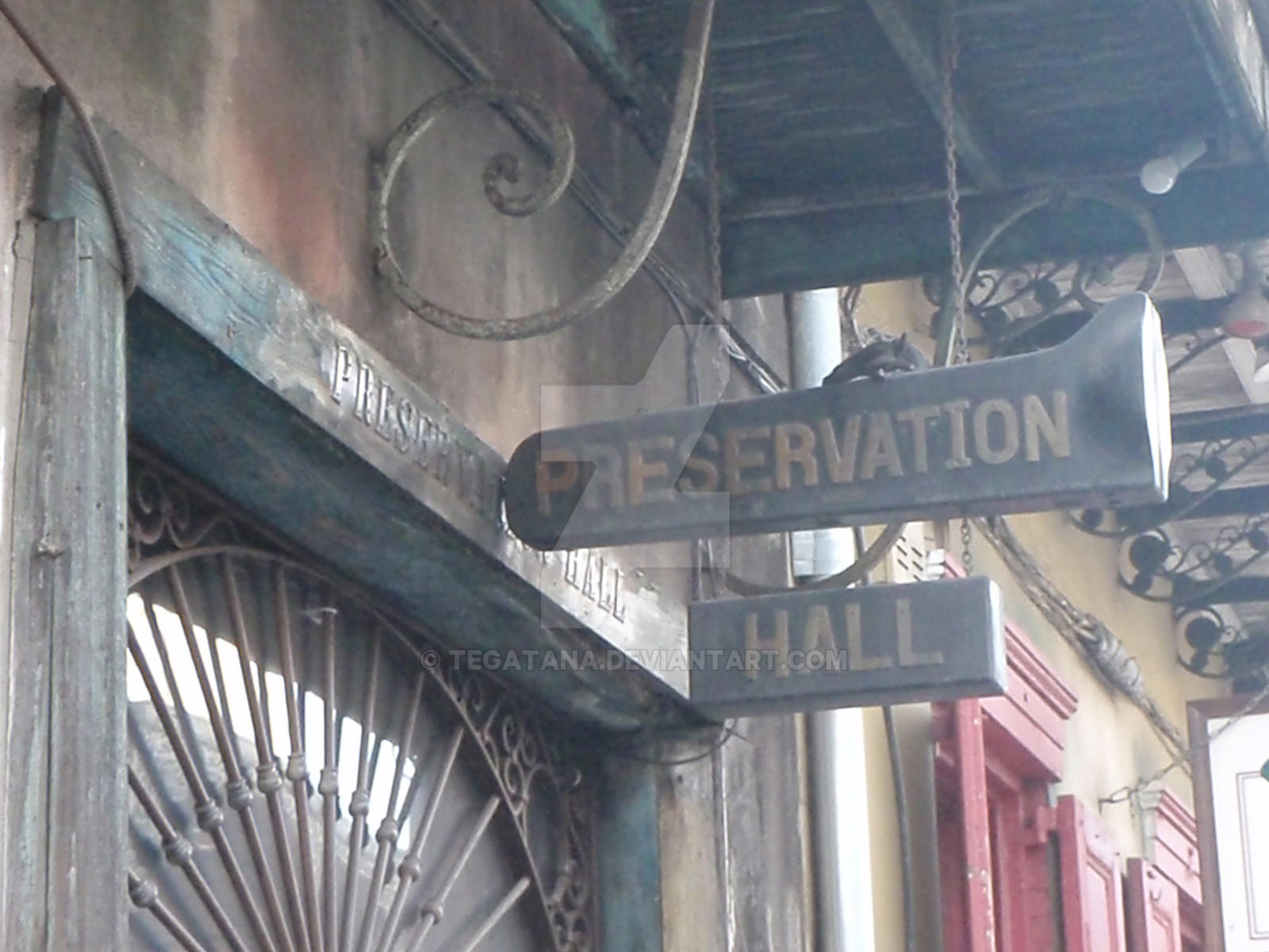 Preservation Hall Sign