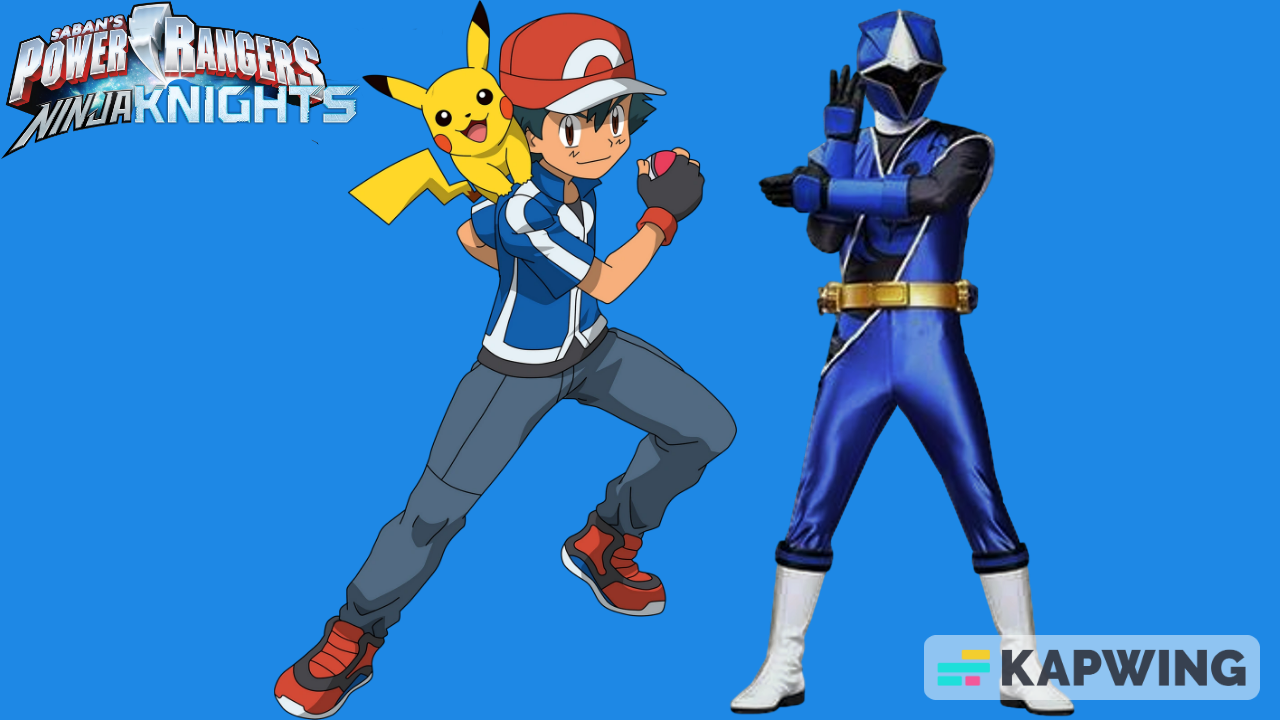 Ash Ketchum the Ninja Knight Blue Ranger by Kwaol on DeviantArt
