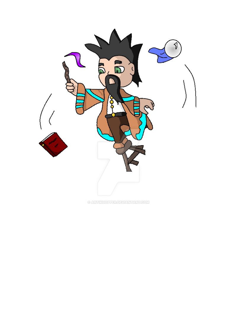 Raffus the Wizard Front by Artikhopper on DeviantArt