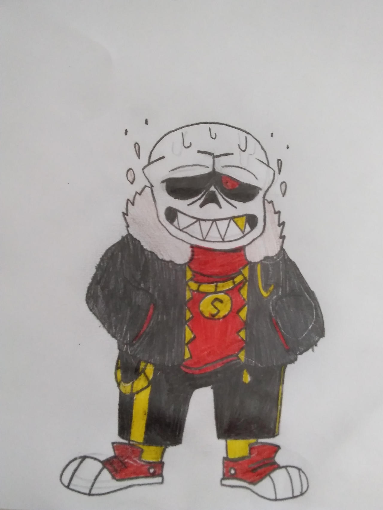 Cartoonish Fell Sans by TheRealAllanTorngren on DeviantArt