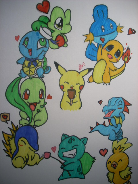 Cute Pokemon Starters