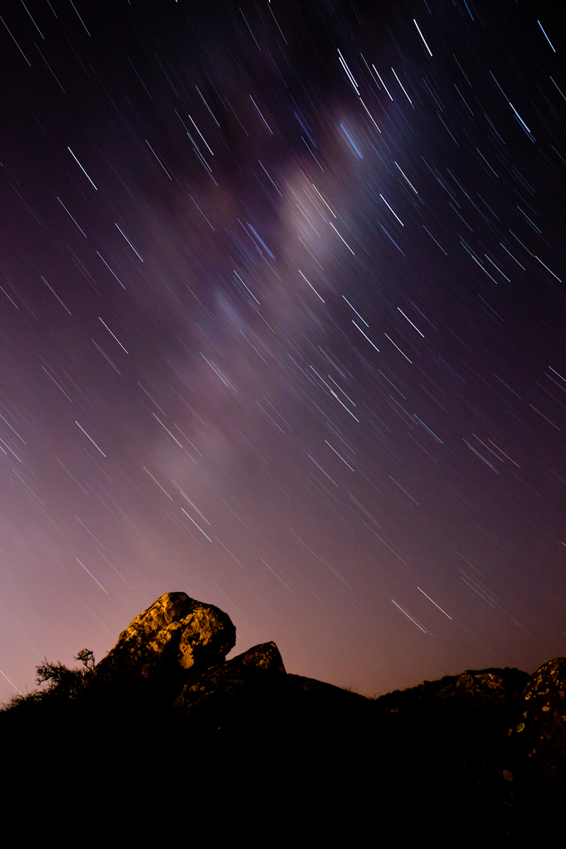 Milky Way Star Trails