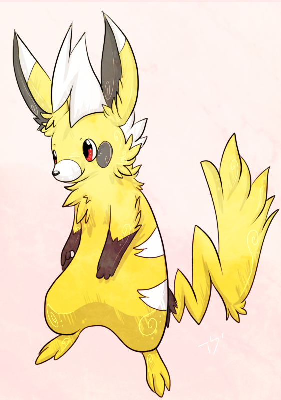 Pikachu+Blitzle Fusion [closed]