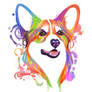 Buddy - Rainbow portrait