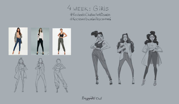 4 week: Girls