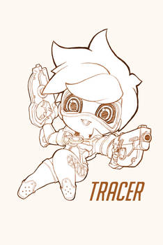 Tracer Chibi Sketch