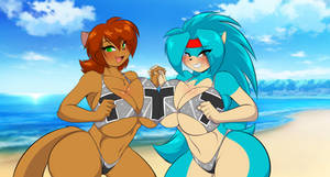 Platinum Terrific Bikinis by Mastergodai