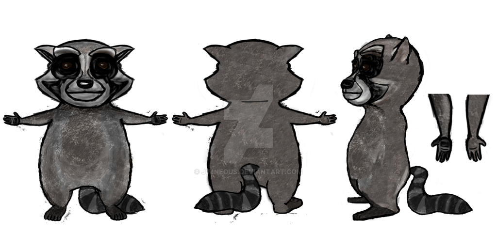 Remus Raccoon RaccoonCharacter01 by Jimneous on DeviantArt