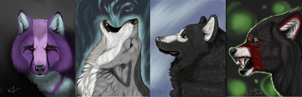 Wolf Commissions ( SOLD)