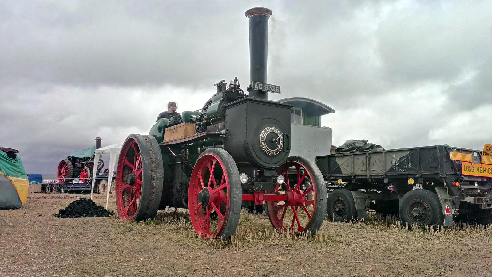 Garrett superheated traction engine by GearsOfSteam on DeviantArt