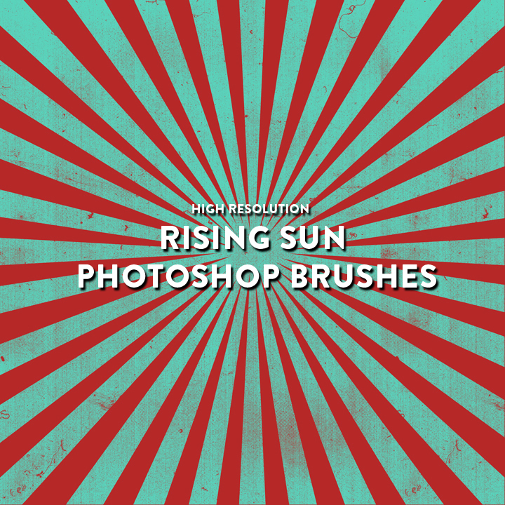 Rising Sun Photoshop Brush Pack