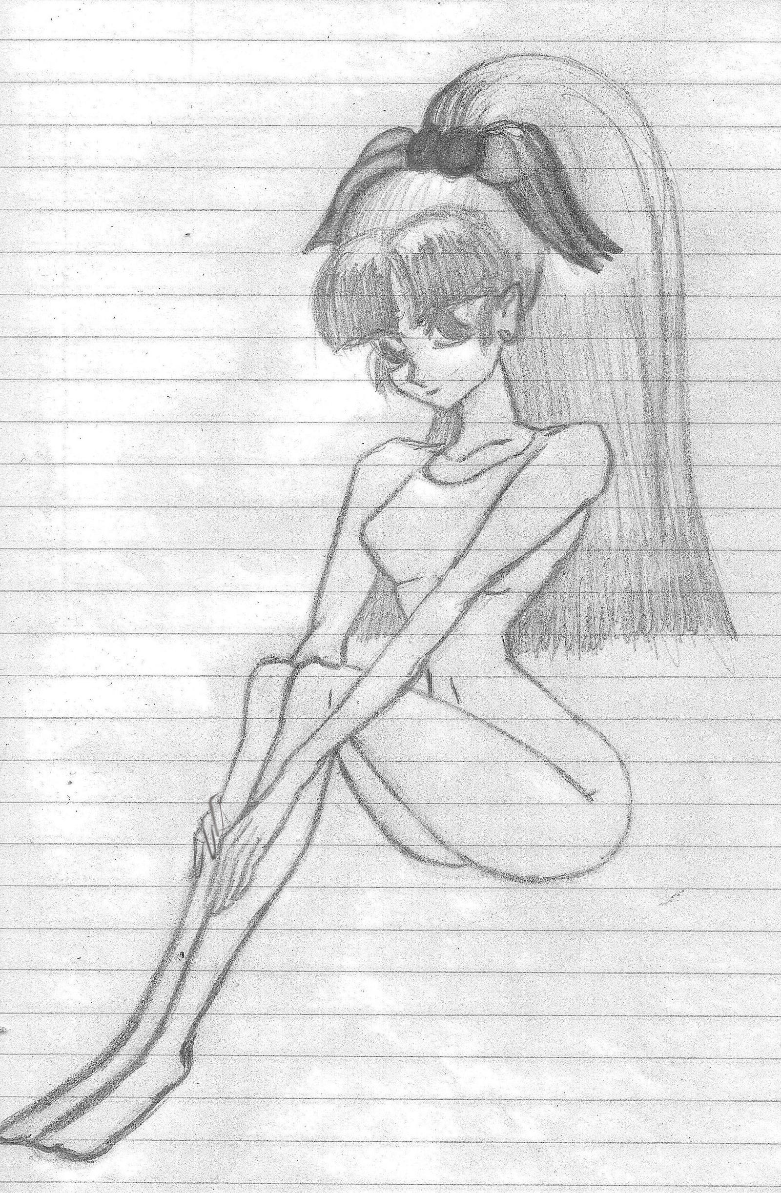 Quick Pencil Draw - Anime Girl by DigitalWorksXXX on DeviantArt