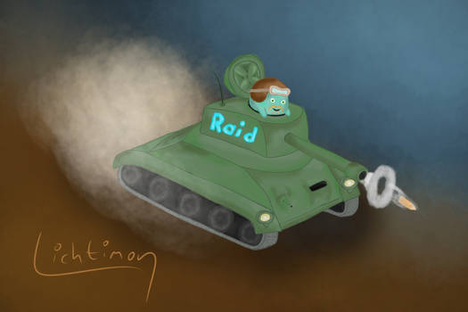 Raidmon im Panzer | Raidmon in a Tank