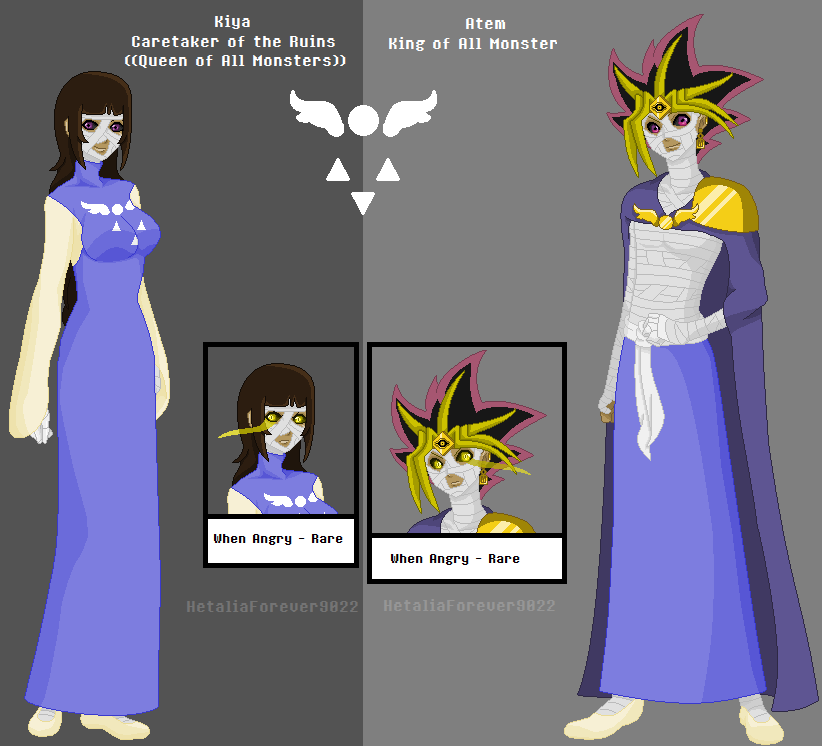 Undertale-Crossover - Kiya and Atem