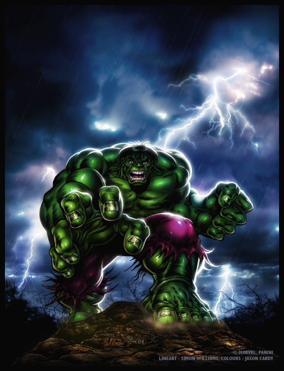 Colours- Incredible Hulk