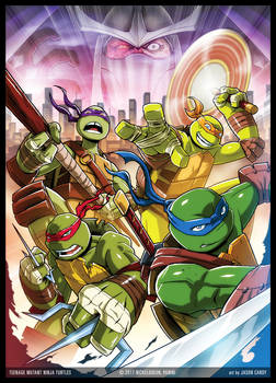 TMNT Comic Pin-up