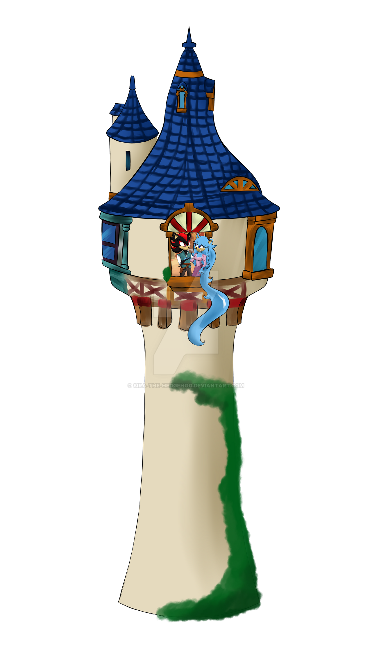 Art event 2025 Rapunzels tower by sira-the-hedgehog on DeviantArt