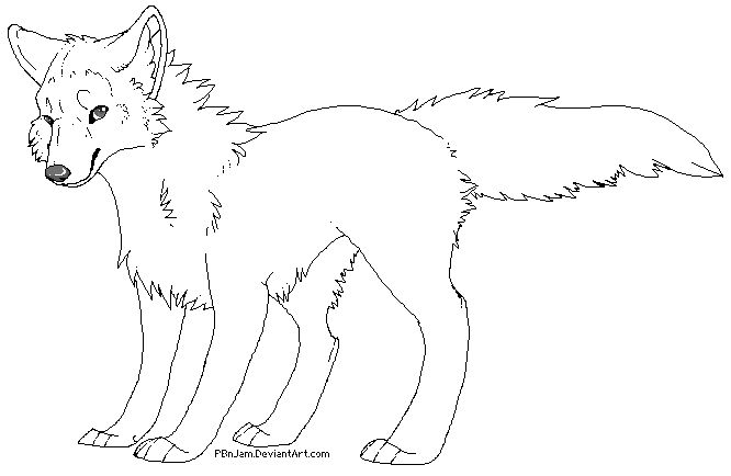 Wolf Template FREE by PBnJam on DeviantArt