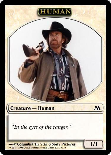 Walker:Texas Ranger Human Creature Token by Axelpraxl on DeviantArt