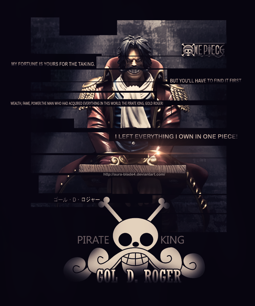 Gol D Roger Poster By Aura Blade4 On Deviantart Gol D Roger Poster By Aura Blade4 On Deviantart