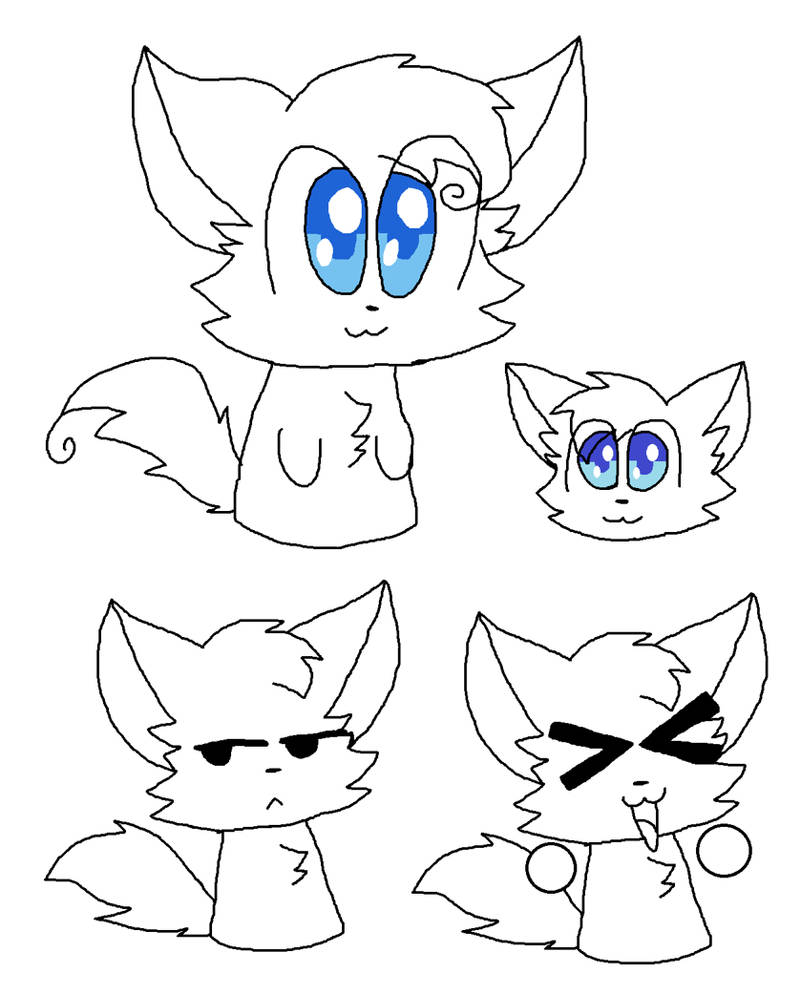 2009 chibi cat bases! by tiddycity on DeviantArt