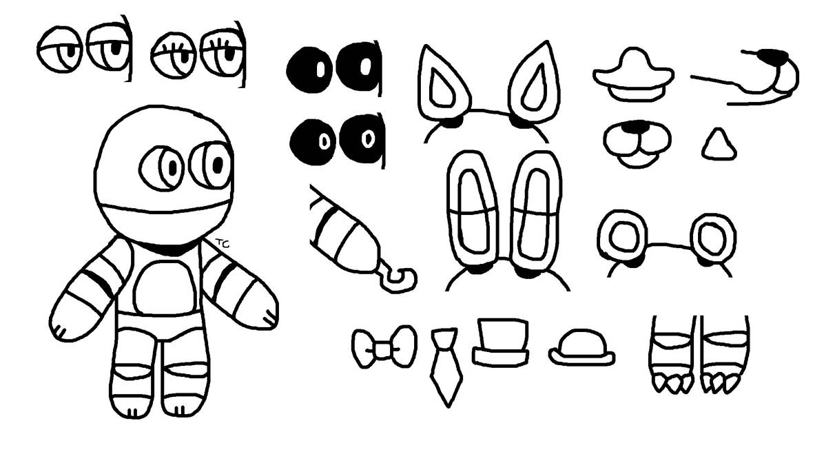 Fnaf Model Base Design ANIMATRONIC BASE // FNAF by tiddycity on DeviantArt