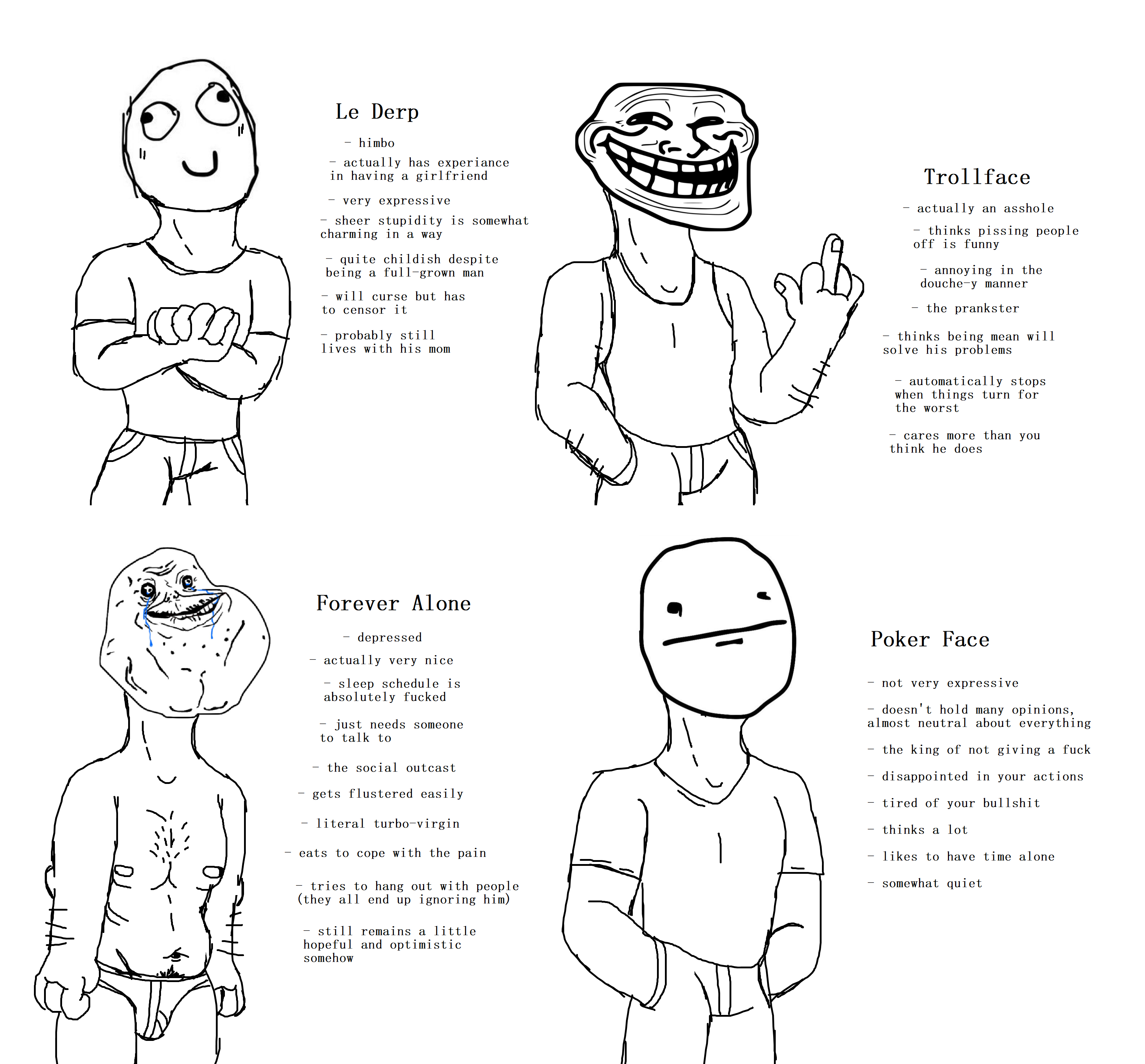 Rage Comic People by tiddycity on DeviantArt