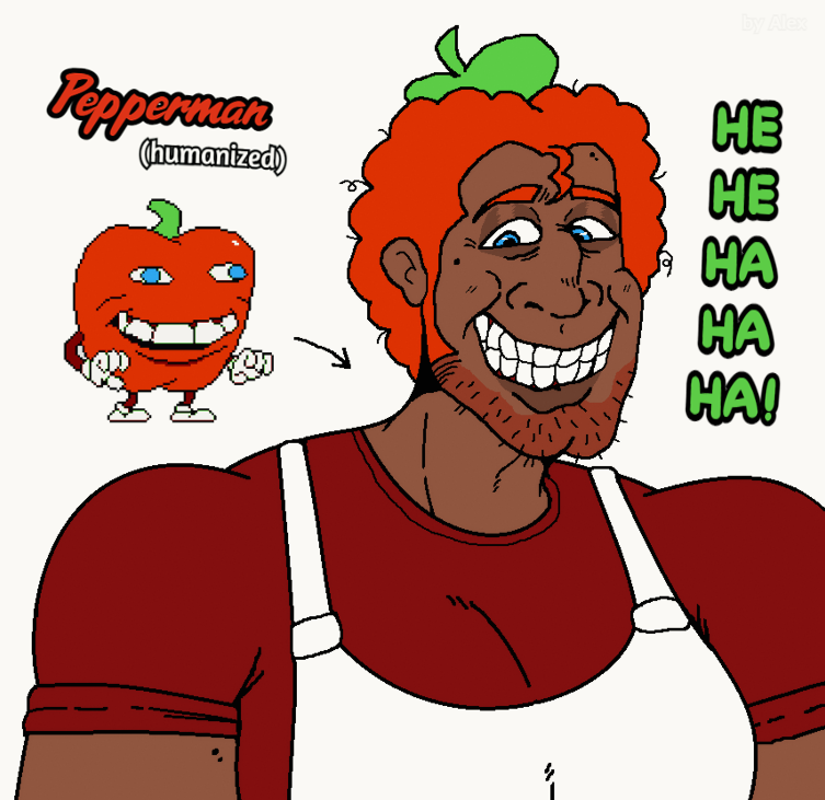 Pepperman Human!Pepperman (my design) by tiddycity on DeviantArt
