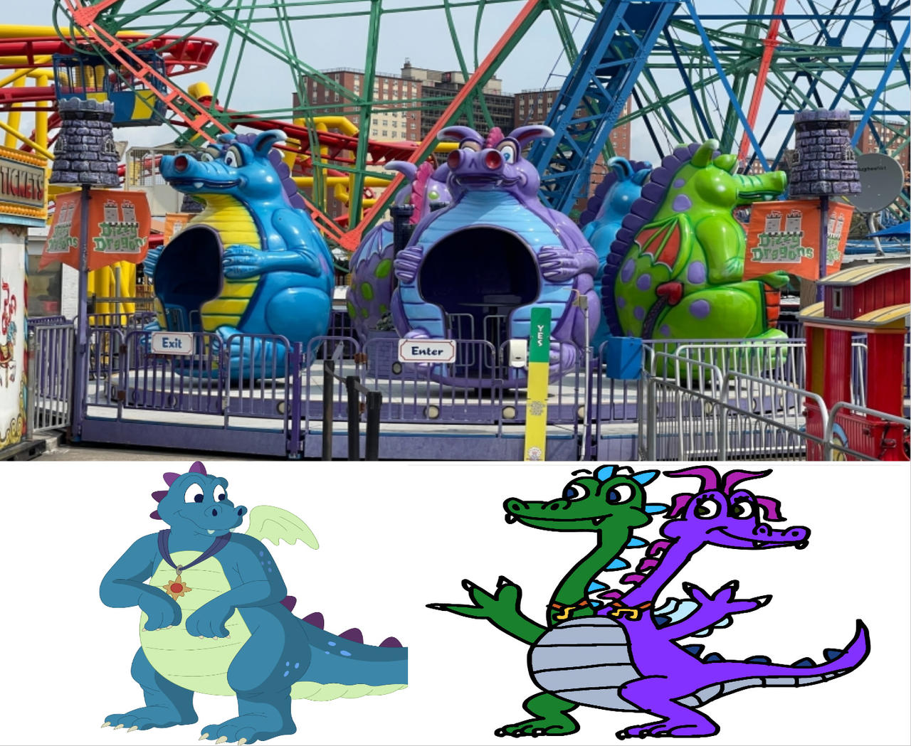 What if Dizzy Dragons as Dragon Tales by rwby2831 on DeviantArt