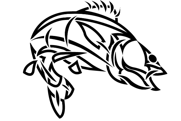 Tribal Walleye Fish