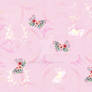 Roses, hand paint watercolor seamless pattern.