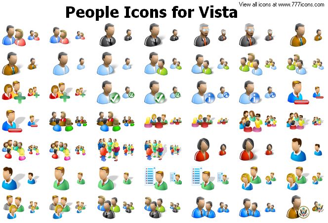 People Icons for Vista